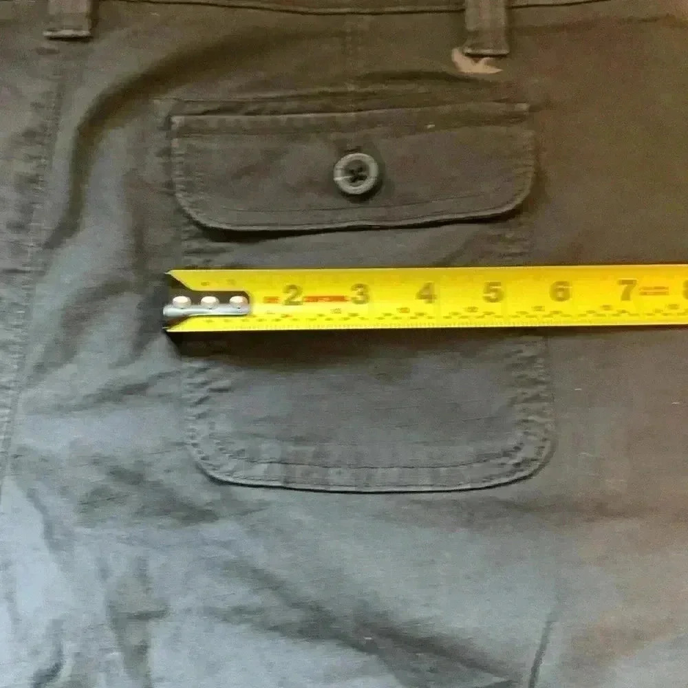 Eddie Bauer Hi-rise women’s NWOT Blue /Gray Lightweight Straight Leg Pants - Picture 12 of 14